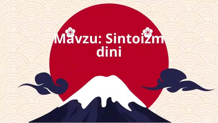 Sintoizm dini