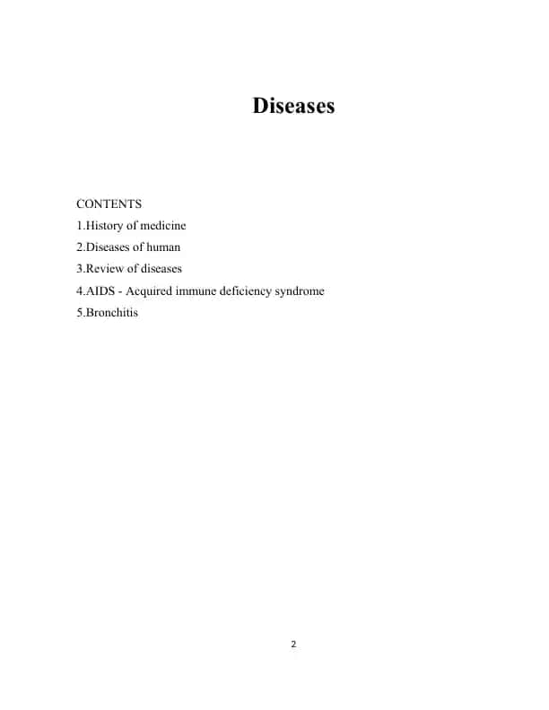 Diseases