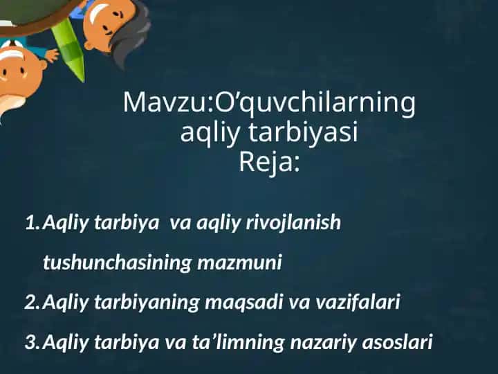 Aqliy tarbiya
