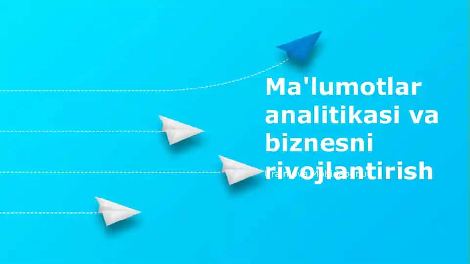 Ma'lumotlar analitikasi va biznesni rivojlantirish
