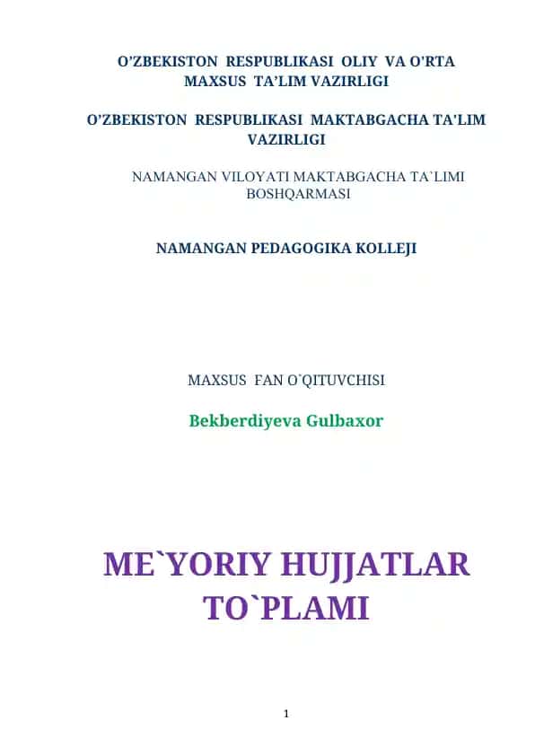 Maktabgacha yoshdagi bollalar pisixalogiyasi