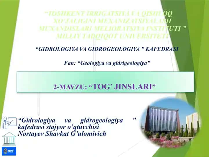 Laboratoriya ishining texnologik xaritasi