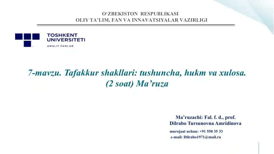 Tafakkurshakllari