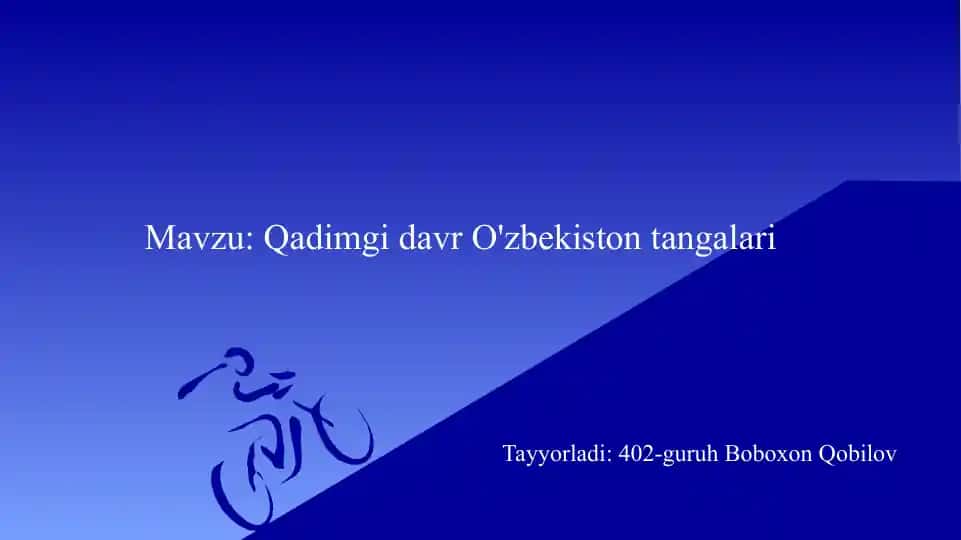 Qadimgi davr O'zbekiston tangalari