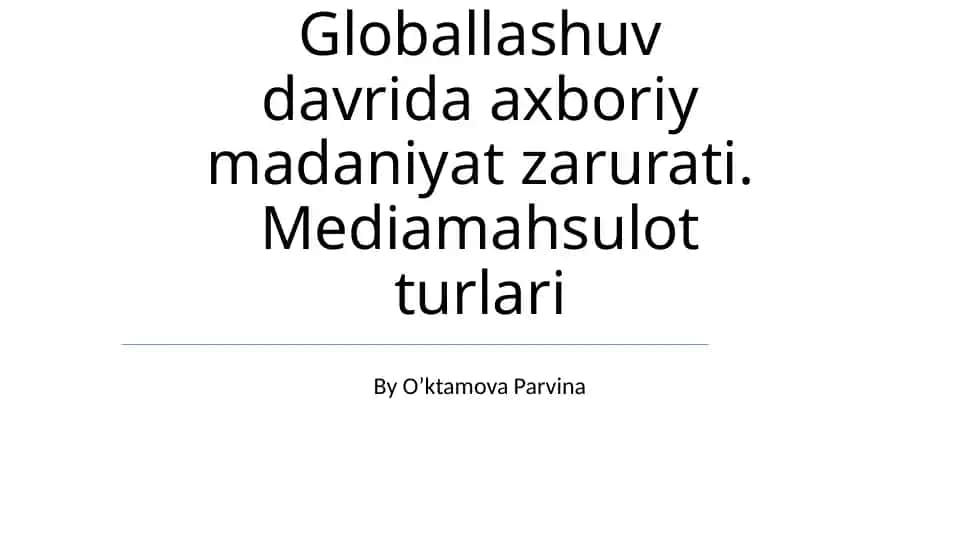 Multimedia mahsulotlari