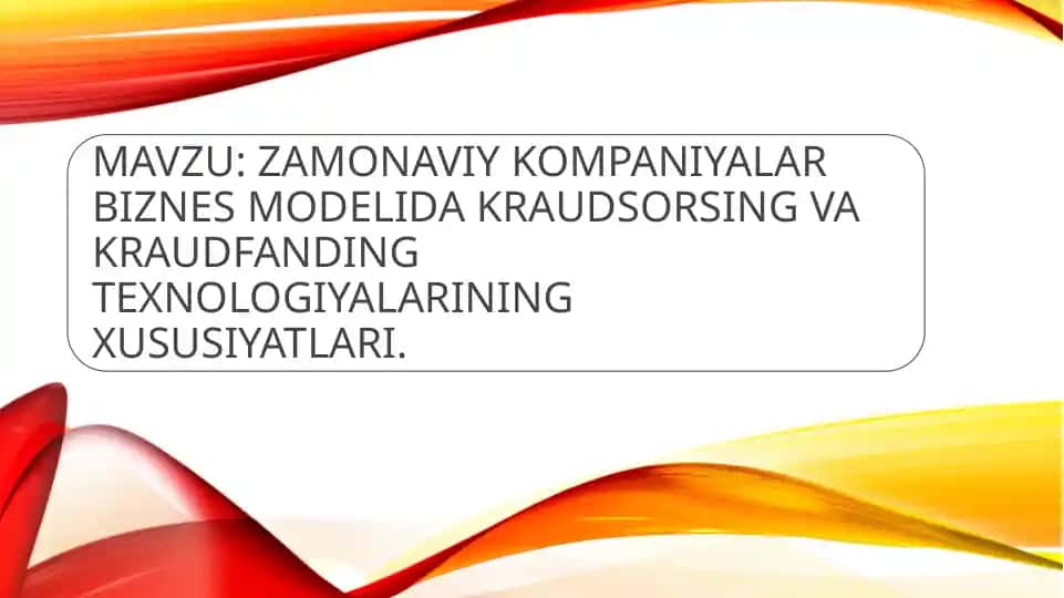 Kraudfanding tarixi