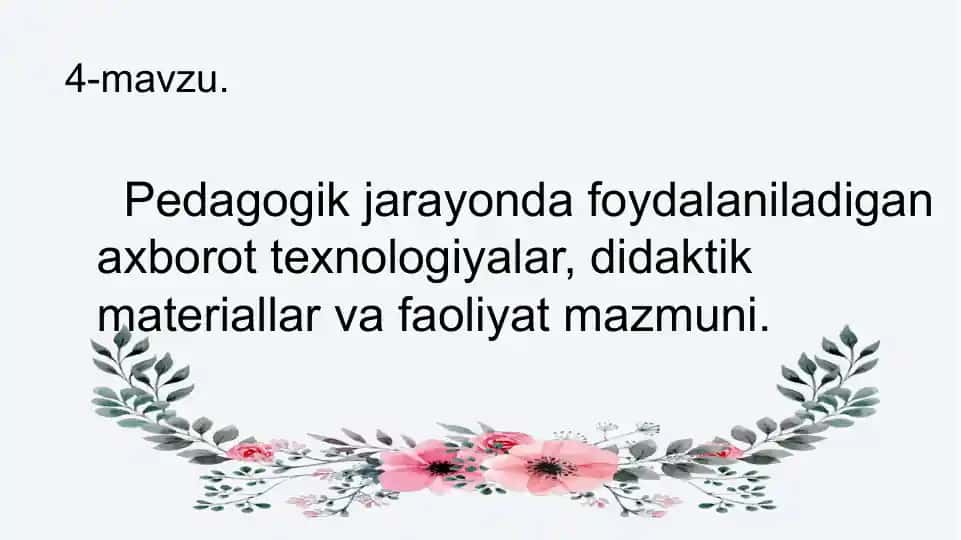 Pedagogik jarayon