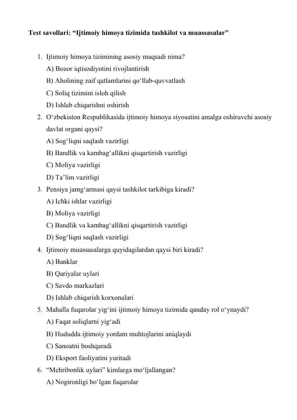 Ijtimoiy himoya tizimi