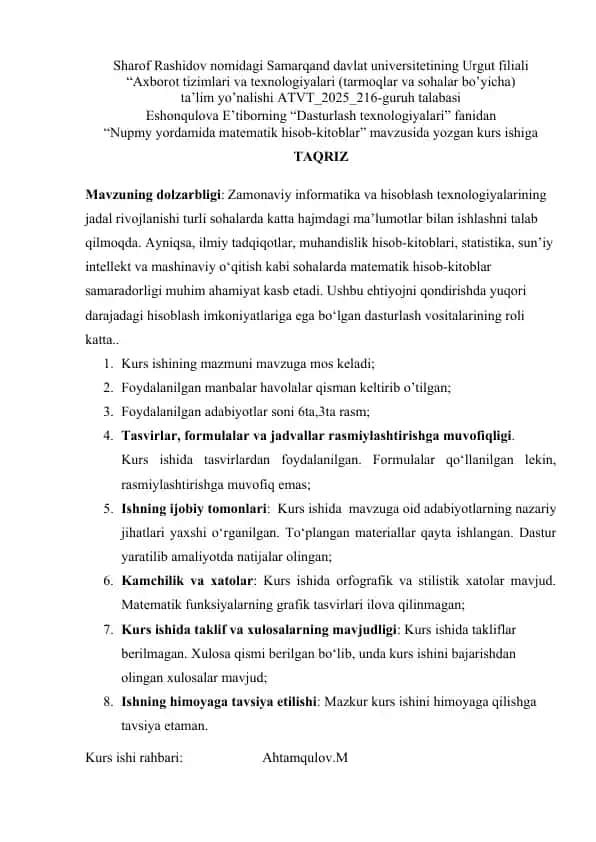 "Nupmy yordamida matematik hisob-kitoblar"