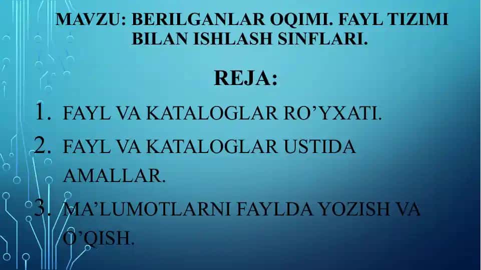 Fayl Tizimi