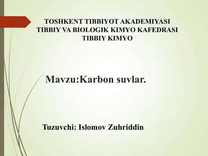 Karbon suvlar