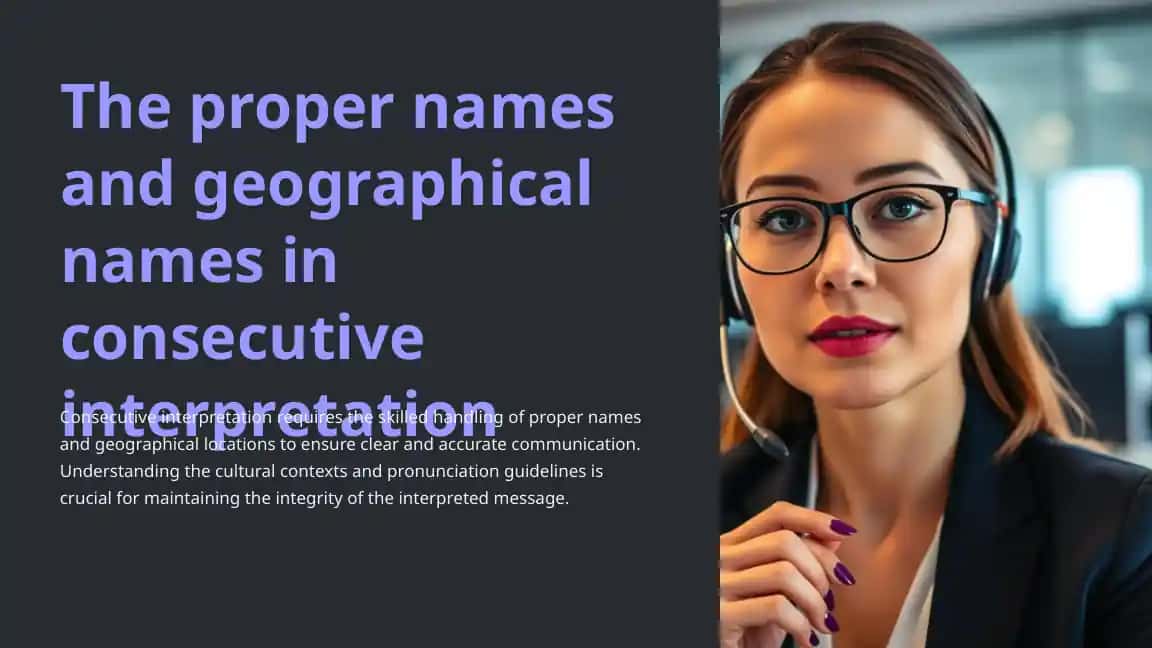 Proper names and geographical names
