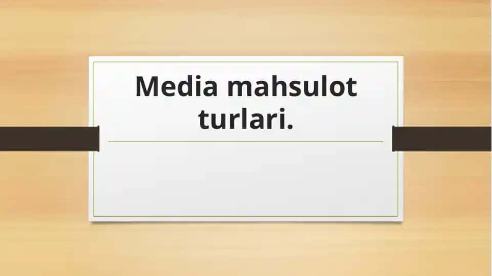 Multimedia vositalari
