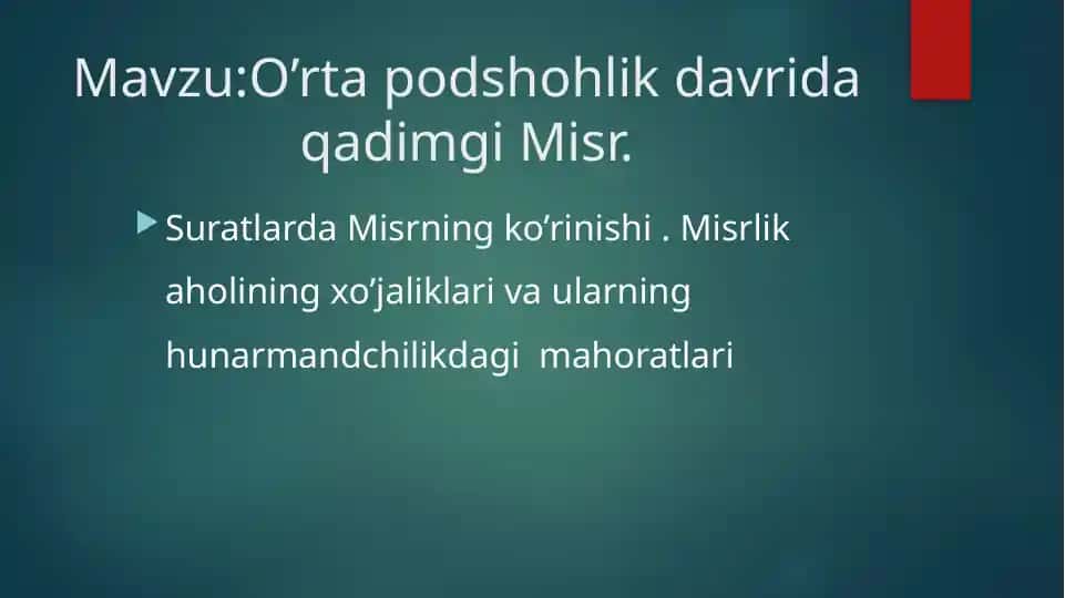 Qadimgi Misr