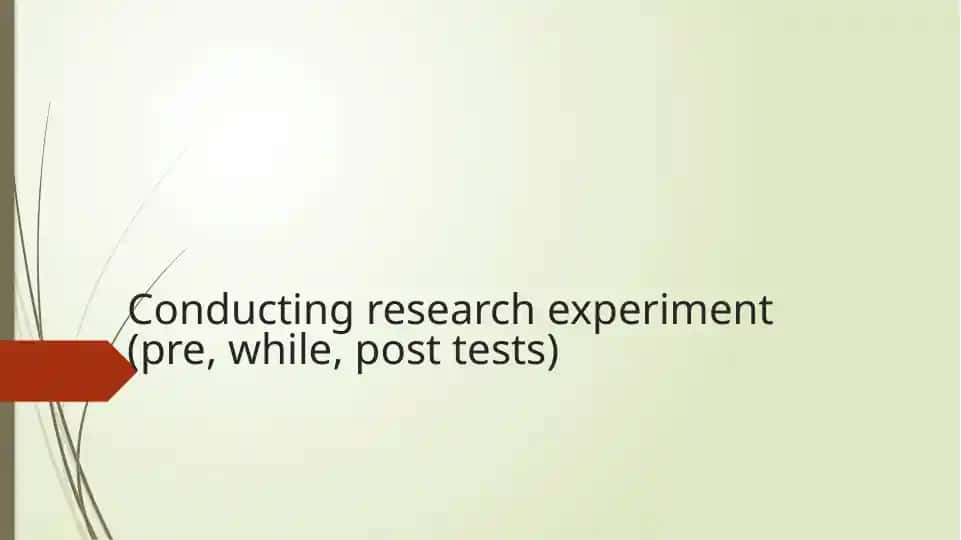 Pretesting