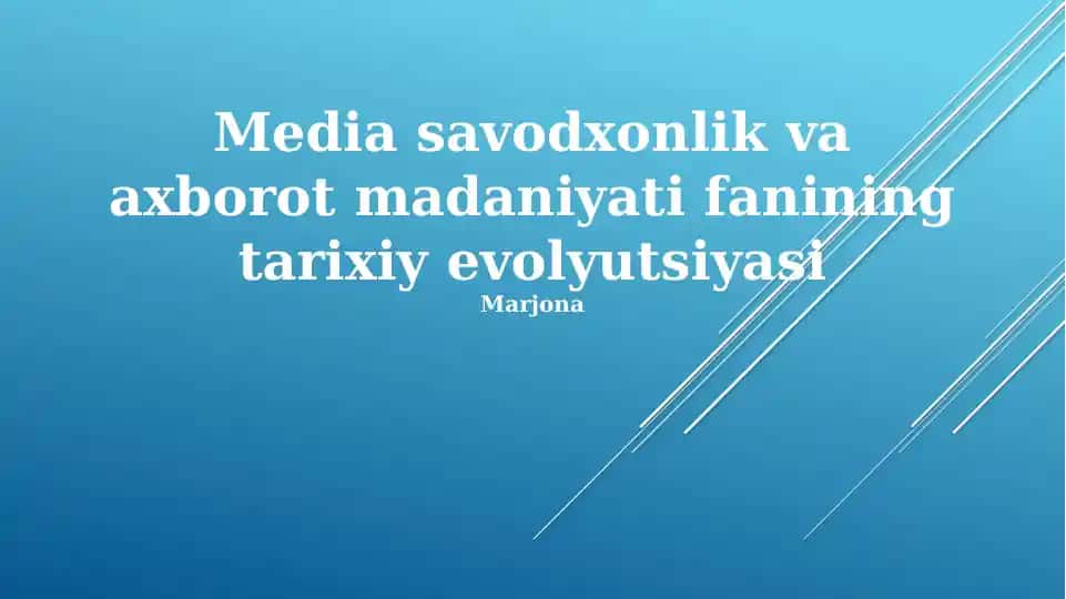 Ommaviy axborot vositalari savodxonligining nazariy ildizlari 1930-yillarda propaganda va uning jamiyatga ta'siri haqidagi tadqiqotlarda paydo bo'lgan