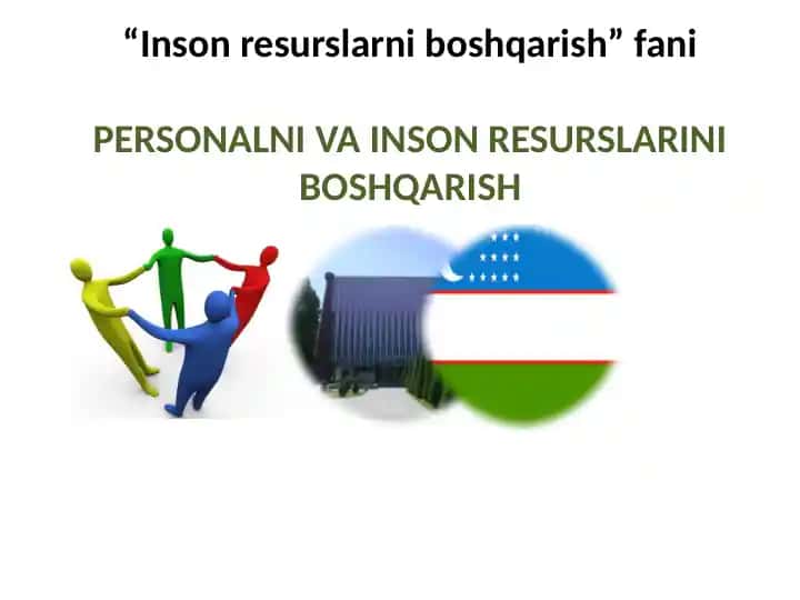 Inson resurslarini boshqarish (HRM)