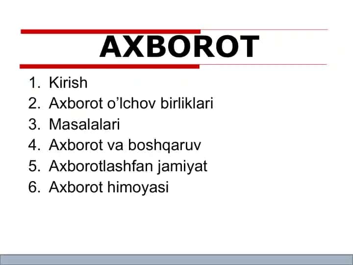 "TEXNIK TIZIMLARDA IT TEXNOLOGIYALARI"