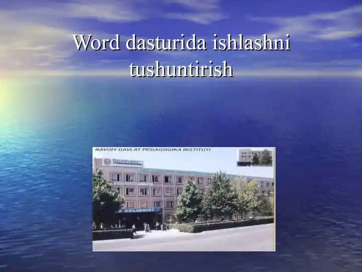 Microsoft Word matn muharriri