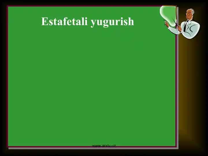 Estafetali yugurish