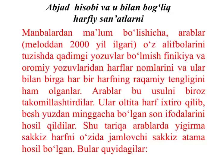 Arab alifbosi