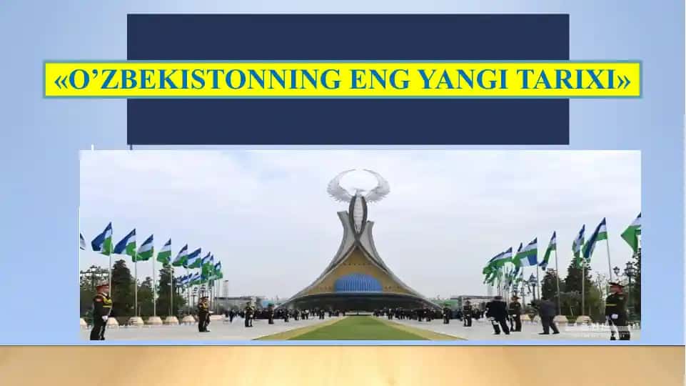 O'zbekistonning Eng yangi tarixi
