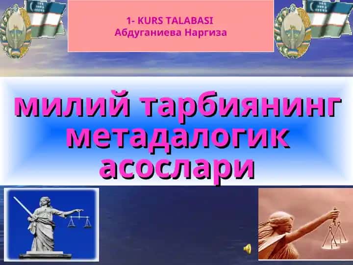 TARBIYA JARAYONIVA USULLARI