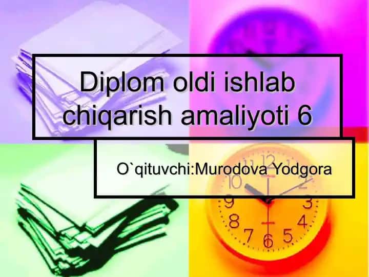 Asosiy vositalarning sintetik va analitik hisobi