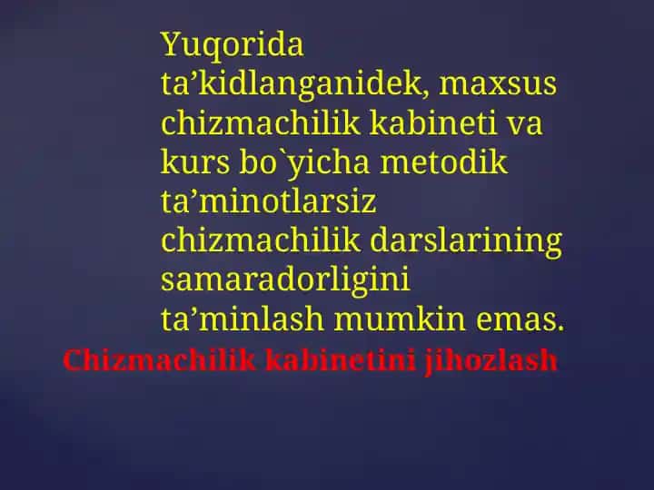 Chizmachilik kursi