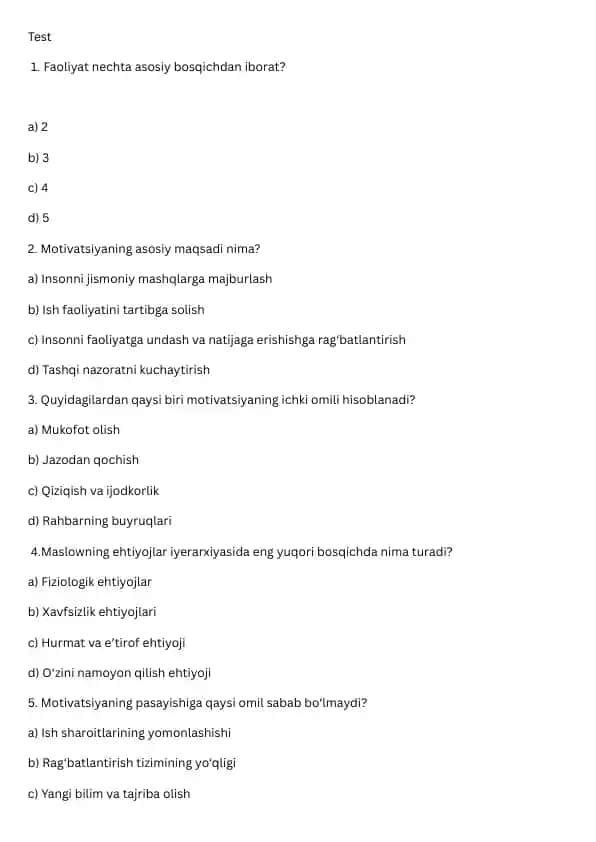 Motivatsiya