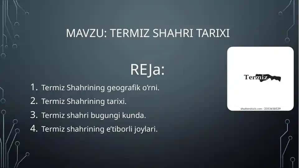Termiz shahri tarixi