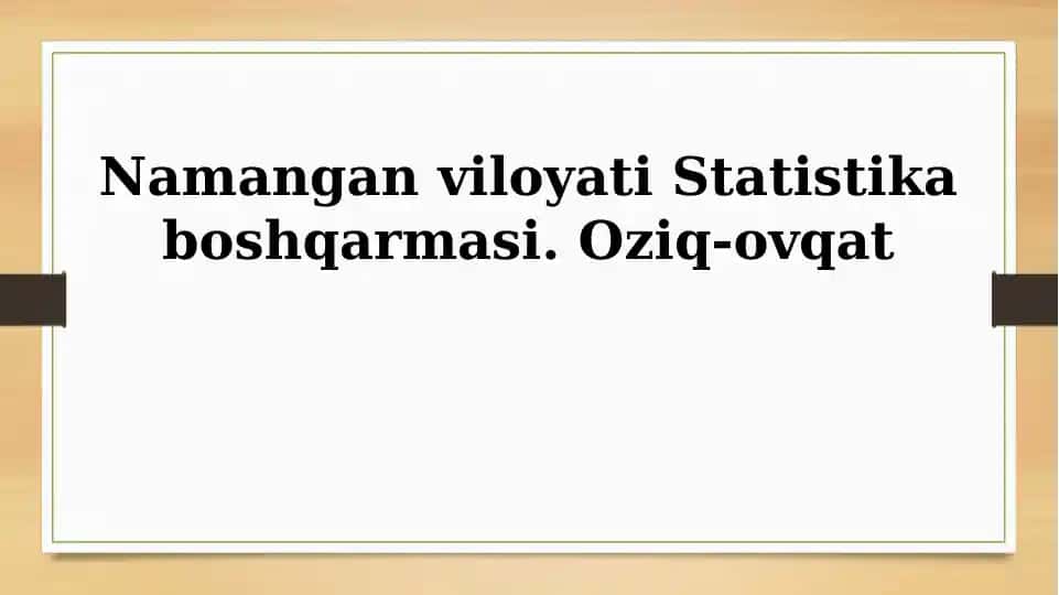 Namangan viloyati Statistika boshqarmasi