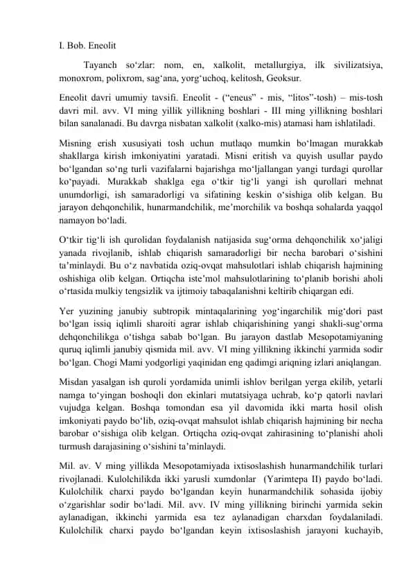 Eneolit