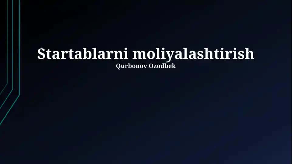 Xalqaro moliyalashtirish