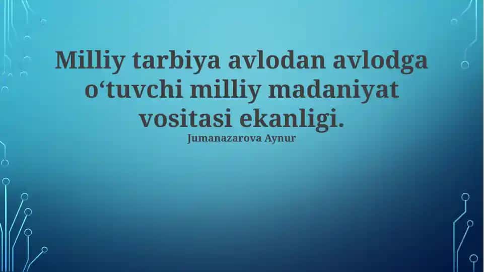 Kelajak avlodlar uchun strategiya