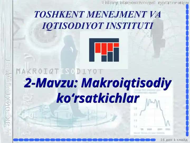Makroiqtisodiy ko‘rsatkichlar