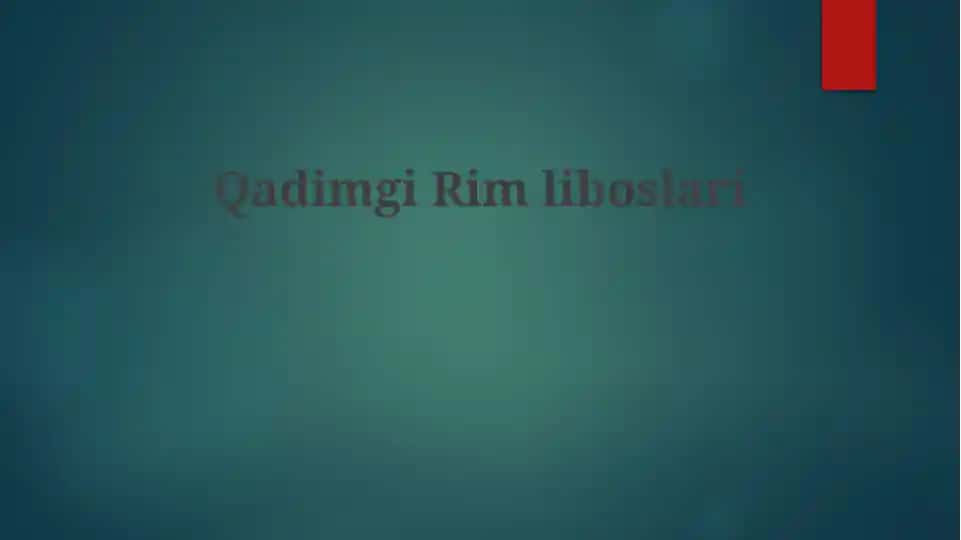 Qadimgi Rimliboslari
