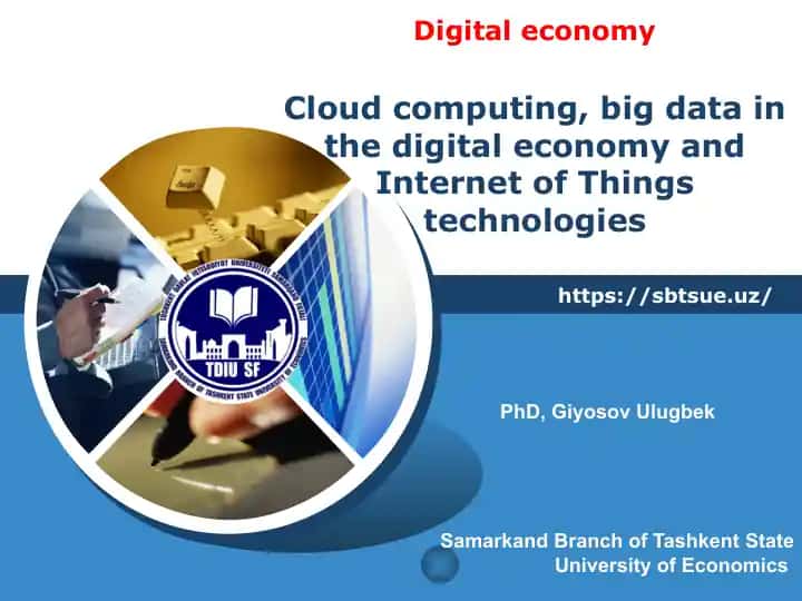 Cloud computing, big data va Internet of Things texnologiyalari