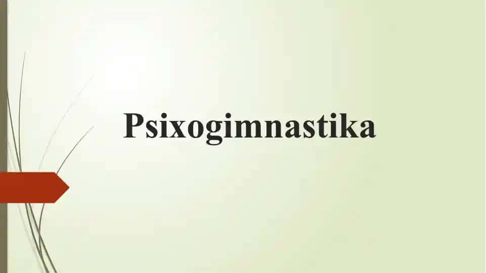 Psixogimnastika