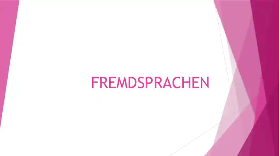 FREMDSPRACHEN