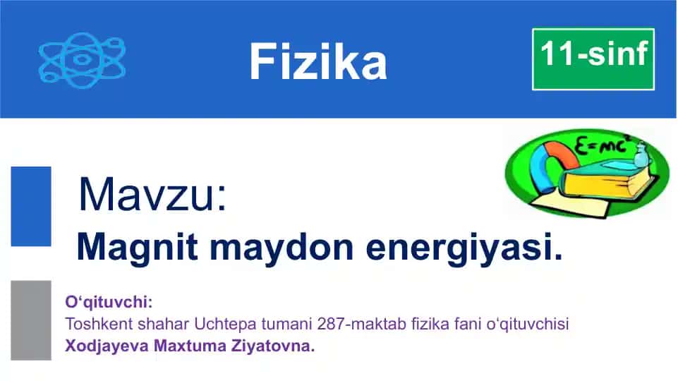 Magnit maydon energiyasi