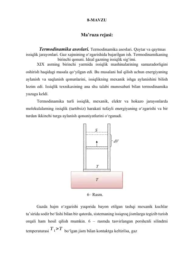 Termodinamika asoslari
