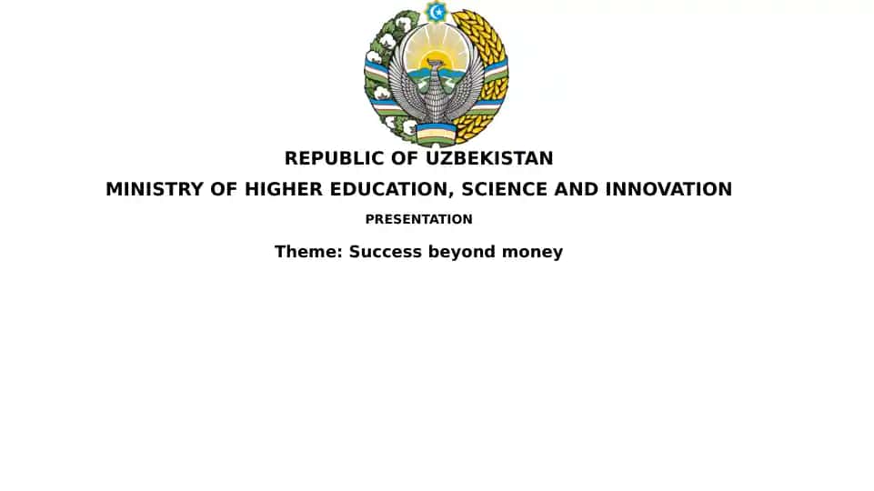 Redefining Success