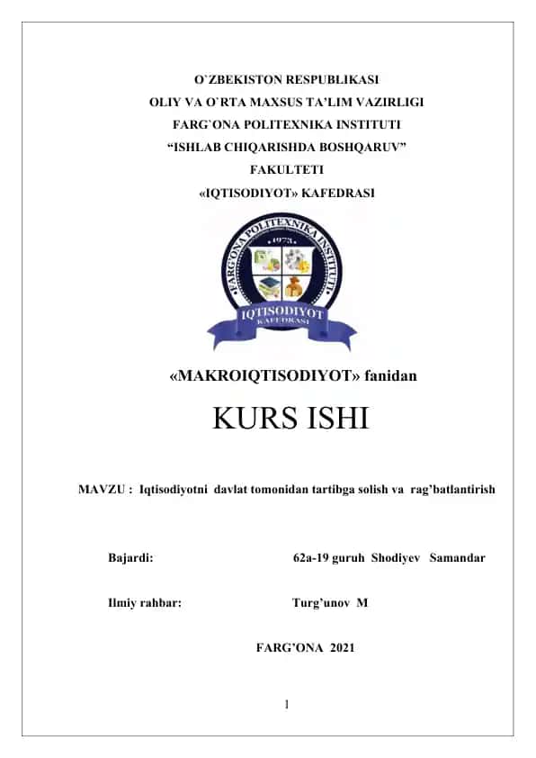 Makroiqtisodiyot