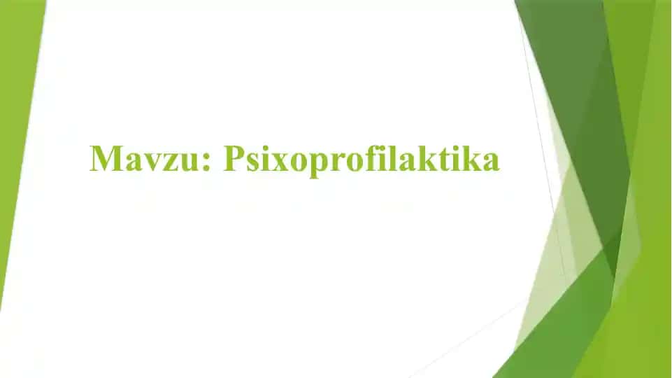 Psixoprofilaktika