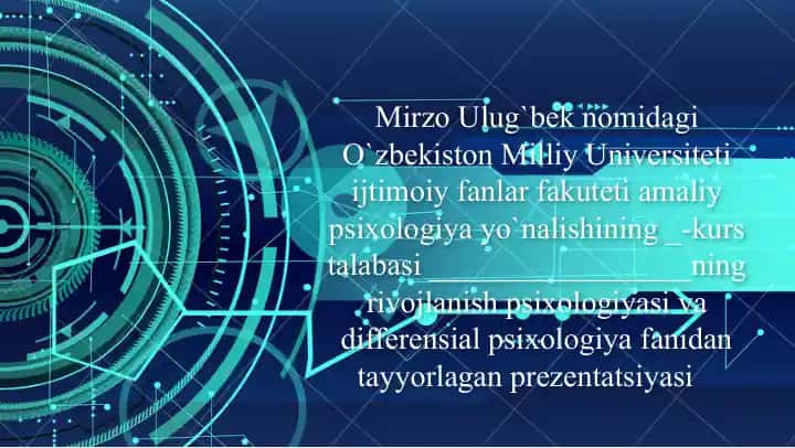 ILK O’SPIRINLIK DAVRIDA O’QUV KASBIY FAOLIYATINING YETAKCHI FAOLIYATGA AYLANISHI VA KASB TANLASH MUAMMOSI