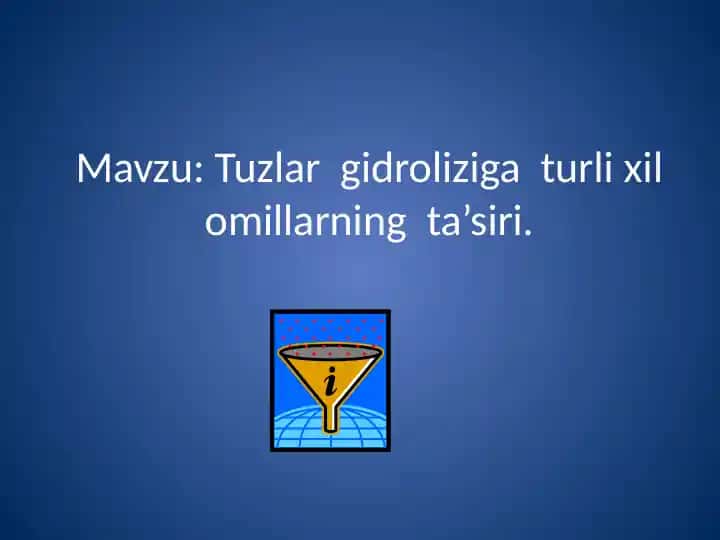 Tuzlargidrolizi