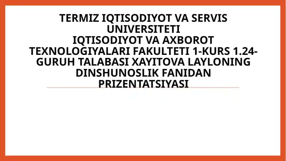 Diniy fanatizm, ekstremizm, fundamentalizm, terrorizmning tarixi va ularning hozirgi davrda xafsizlikga tahdid