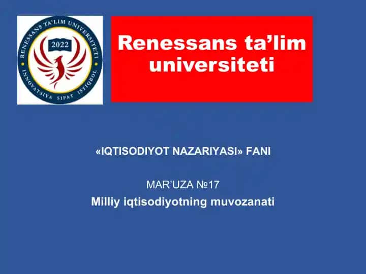 Iqtisodiyot nazariyasi