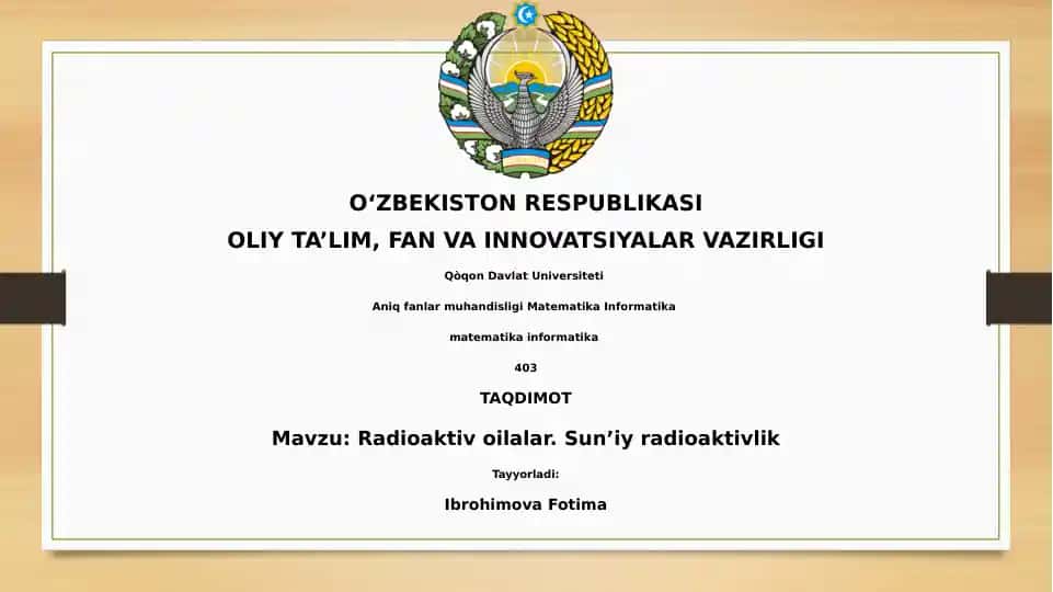 Radioaktiv oilalar